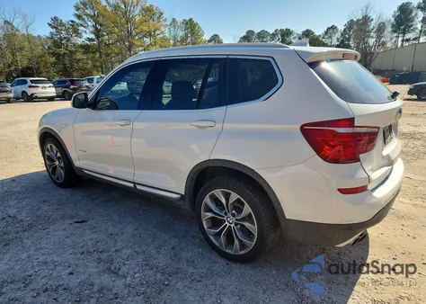 2017 BMW X3 xDrive28I z USA, uszkodzony, nr VIN 5UXWX9C54H0D96657